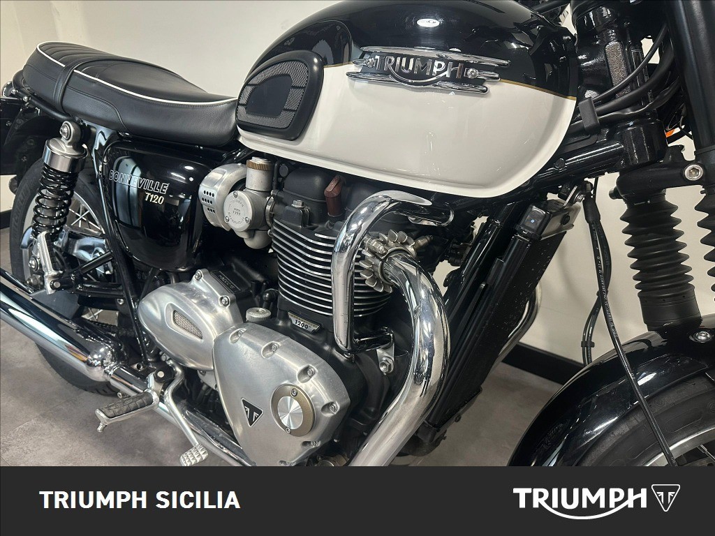 TRIUMPH Bonneville 1200 T120 Jet Black/Fusion White Abs E5