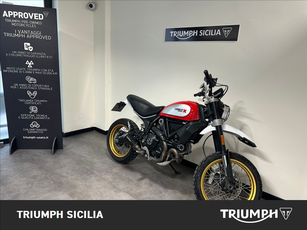 DUCATI Scrambler 800 Desert Sled Red