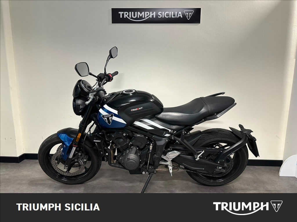 TRIUMPH Trident 660 Cobalt Blue / Sapphire Black Abs