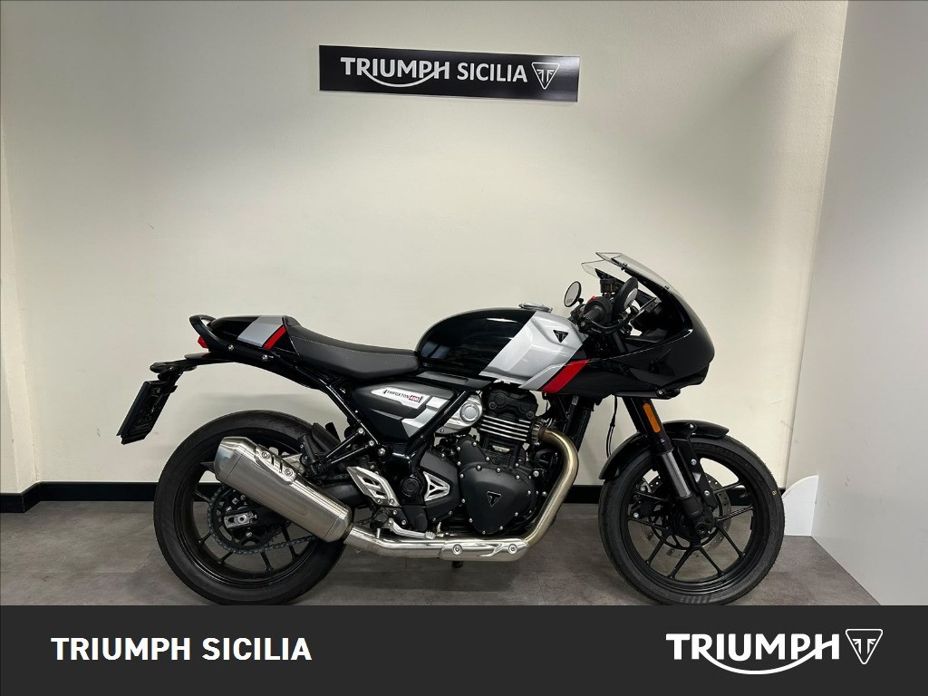 TRIUMPH Thruxton 400 Phantom Black / Aluminium Silver Abs