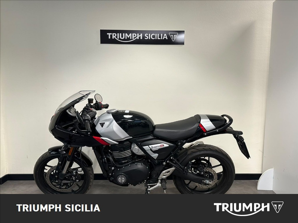 TRIUMPH Thruxton 400 Phantom Black / Aluminium Silver Abs